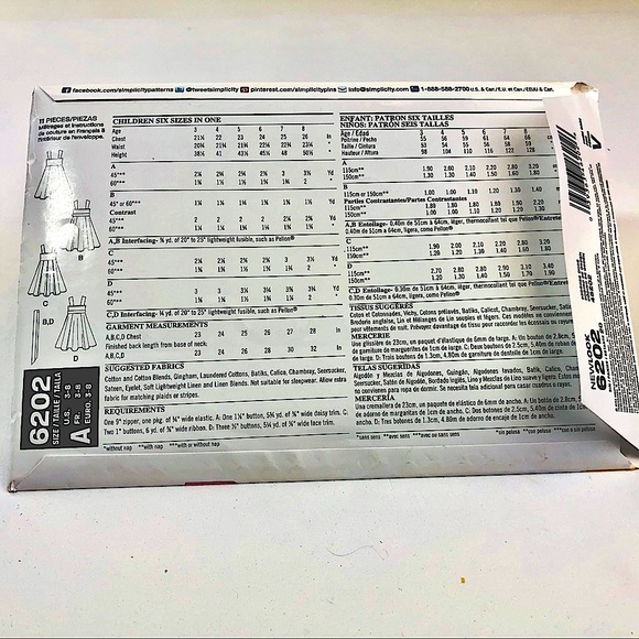 New Simplicity and McCall’s Sewing Patterns - Picture 7 of 8